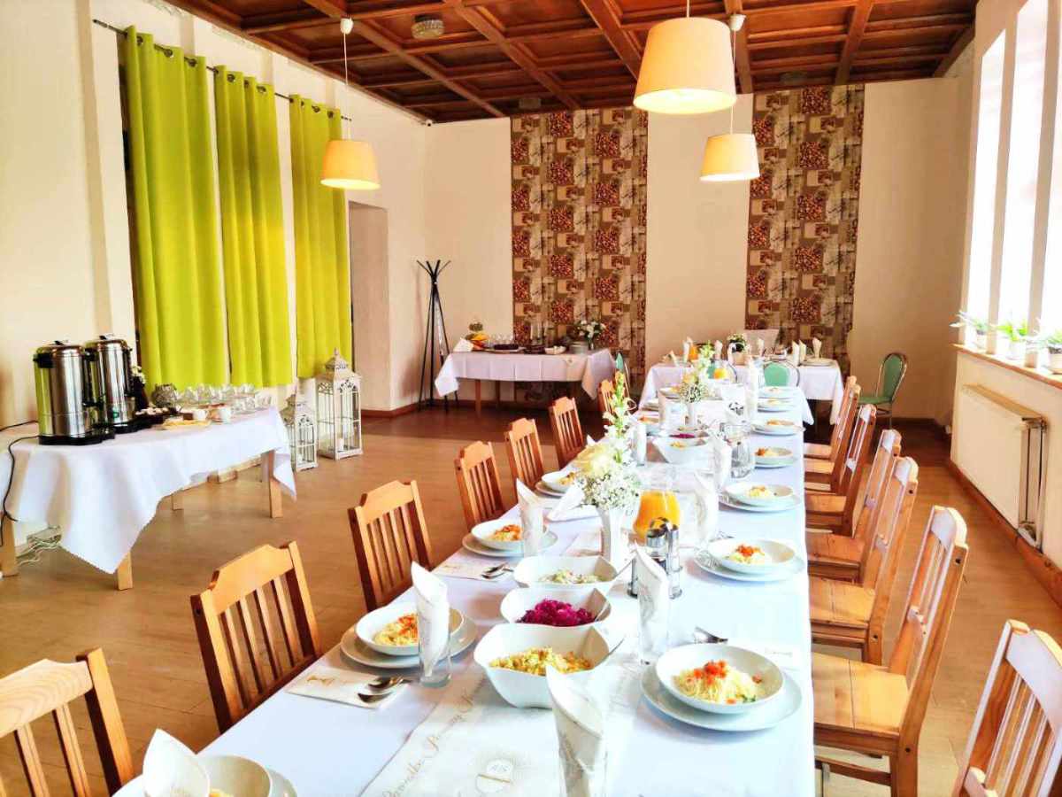 Sala Restauracji Baryt przed uroczystością